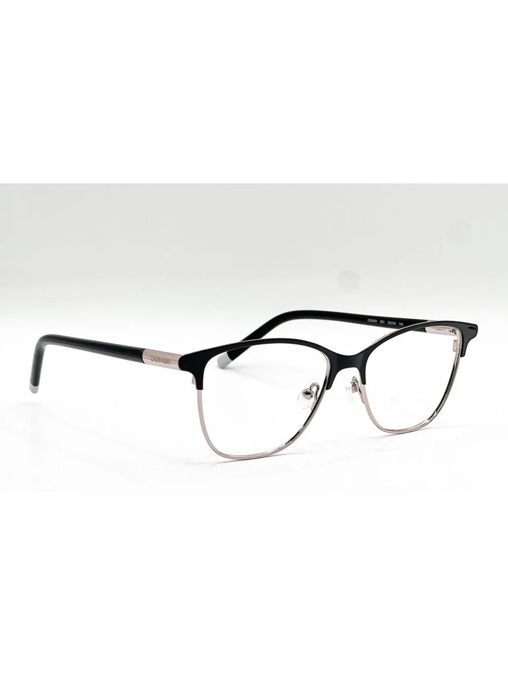 Calvin Klein Ck5464 001 Black Cat Eye Authentic Eyeglass Frames 53-16